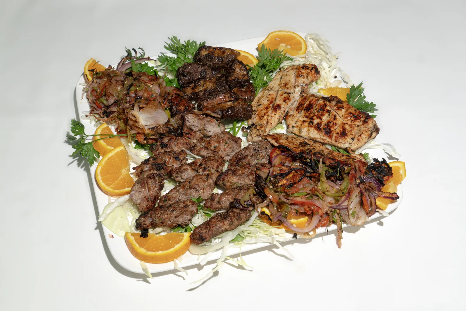طبق مشويات مشكلة